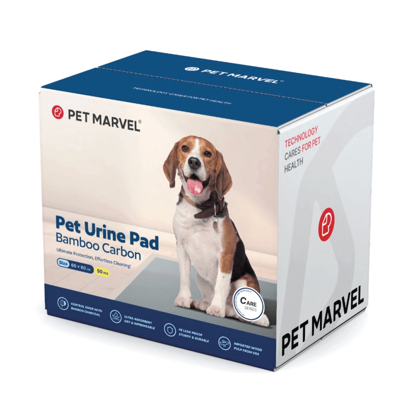 PETMARVEL Disposable Charcoal Puppy Pads