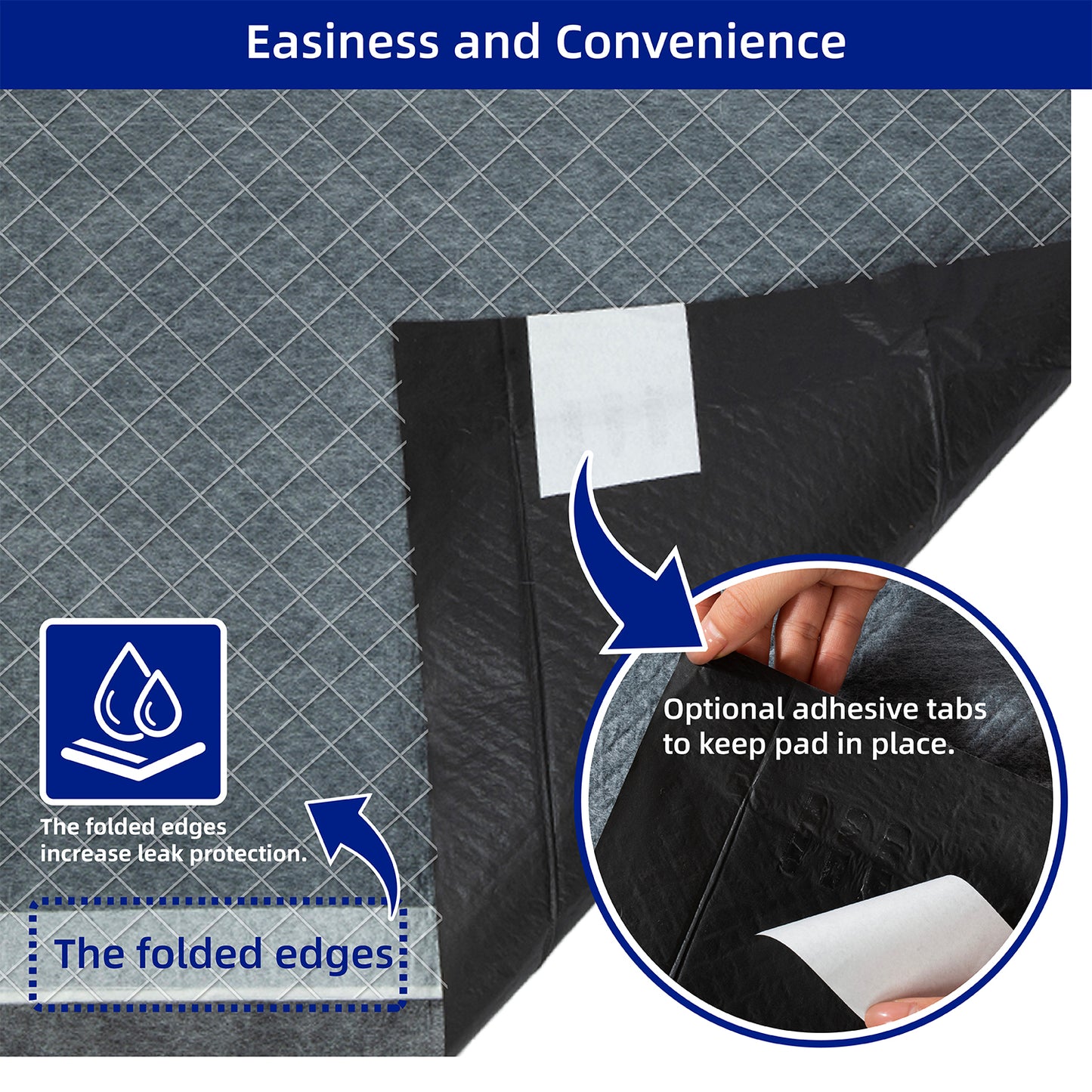 PETMARVEL Disposable Charcoal Puppy Pads